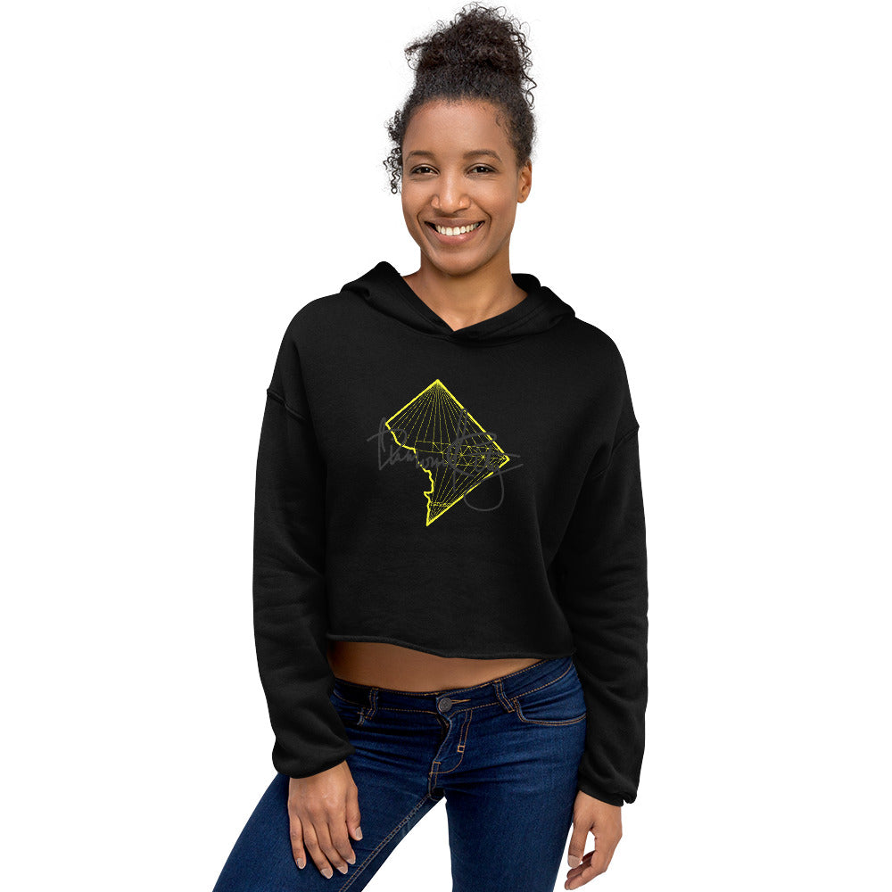 DIAMOND CITY LOGO - CROP TOP HOODIE