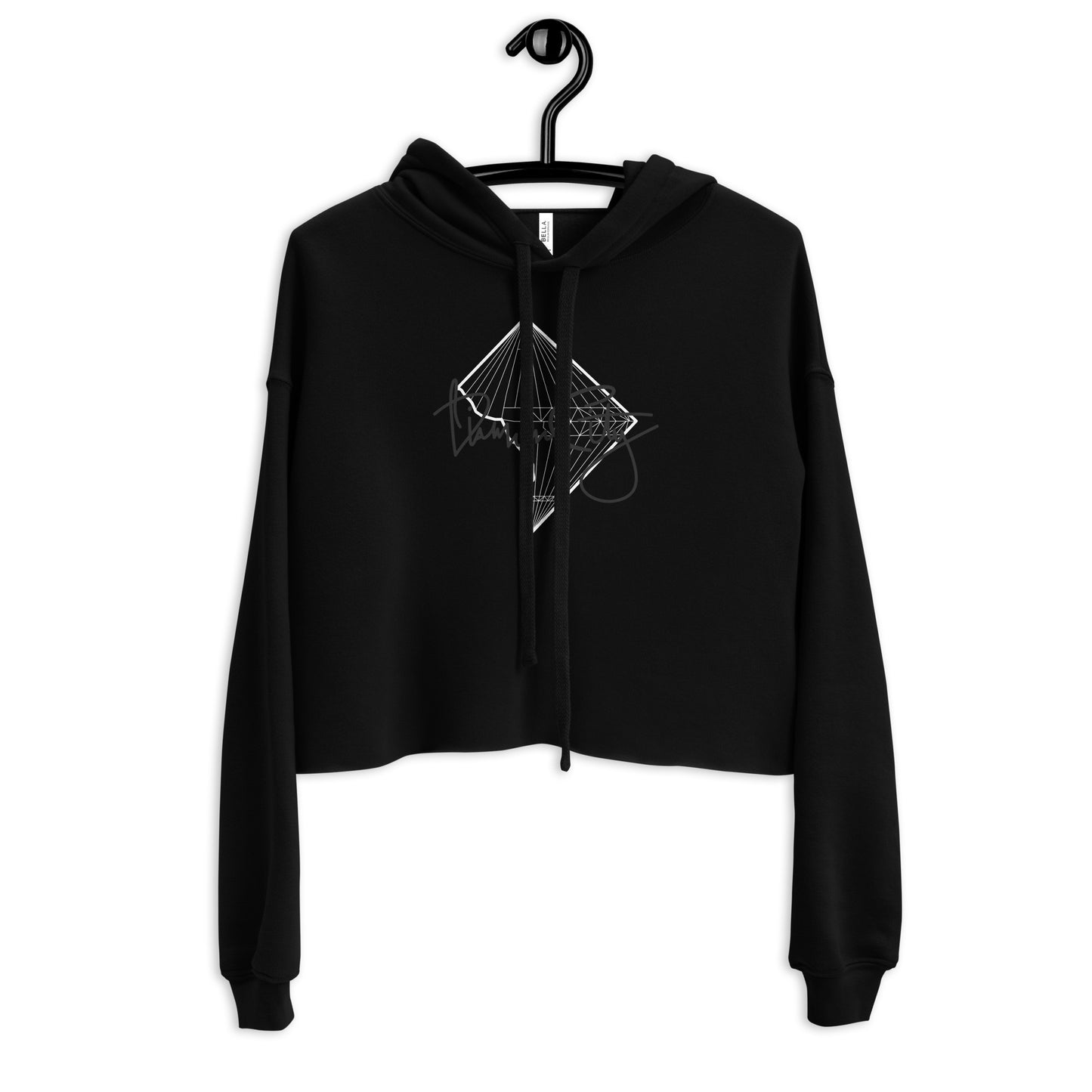 DIAMOND CITY LOGO - CROP TOP HOODIE