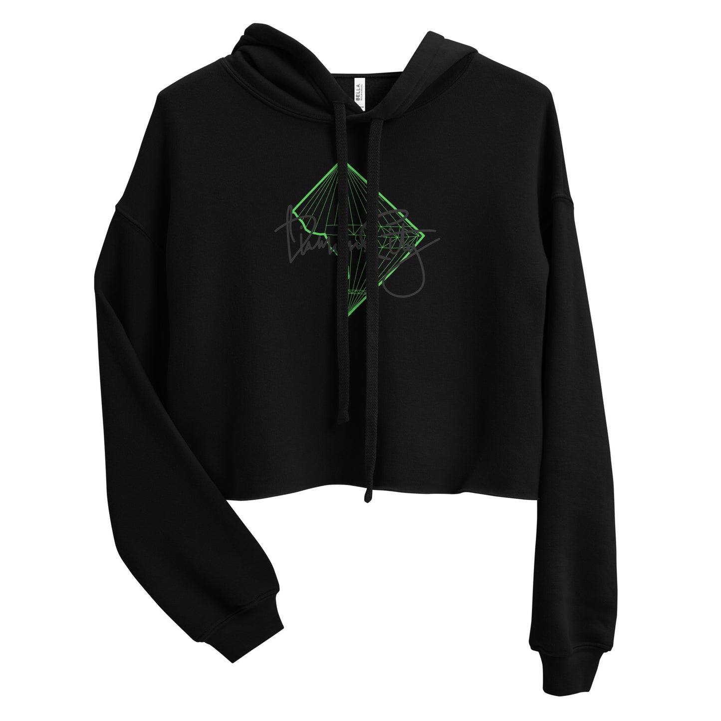 DIAMOND CITY LOGO - CROP TOP HOODIE